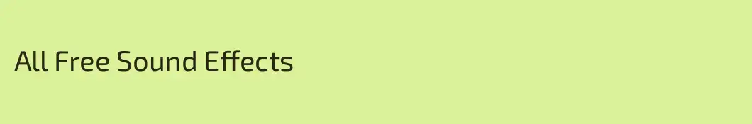 All Free Sound Effects